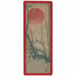 Fine Art Japanese Cherry Blossoms - Embroidered Iron-On Patch