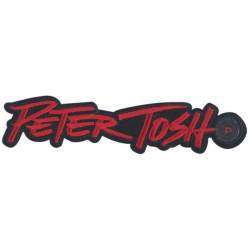 Peter Tosh Logo - Embroidered Iron-On Patch