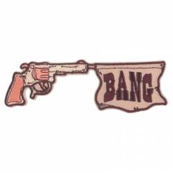 Wild West Gun Bang!  - Embroidered Iron-On Patch