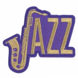 Jazz Music - Embroidered Iron-On Patch