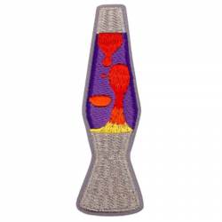 Metallic Lava Lamp - Embroidered Iron-On Patch