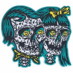Killer Acid Twins - Embroidered Iron-On Patch