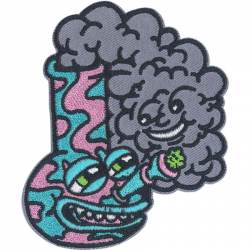 Killer Acid Happy Bong  - Embroidered Iron-On Patch