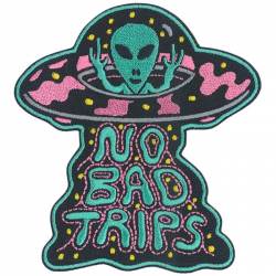 Killer Acid No Bad Trips - Embroidered Iron-On Patch