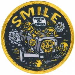 Killer Acid Smile - Embroidered Iron-On Patch