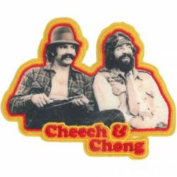 Cheech & Chong Retro - Embroidered Iron-On Patch