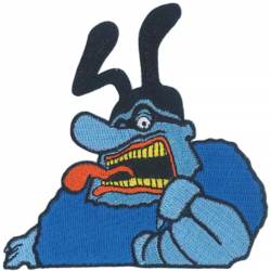 The Beatles Yellow Submarine Blue Meanie - Embroidered Iron-On Patch