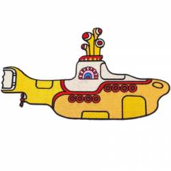 The Beatles Yellow Submarine Large Oversized - Embroidered Iron-On Patch