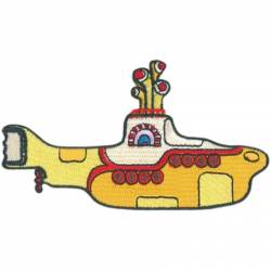 The Beatles Yellow Submarine Sub - Embroidered Iron-On Patch