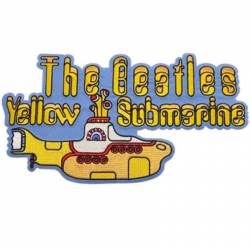 The Beatles Yellow Submarine Logo Large Oversized - Embroidered Iron-On Patch