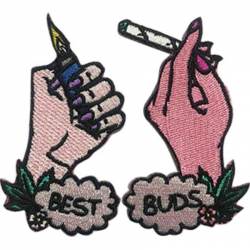 Best Buds Marijuana - Embroidered Iron-On Patch