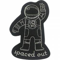 Spaced Out Astronaut  - Embroidered Iron-On Patch