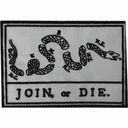 Broken Snake Join Or Die - Embroidered Iron-On Patch