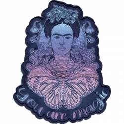 Frida Kahlo You Are Magic - Embroidered Iron-On Patch