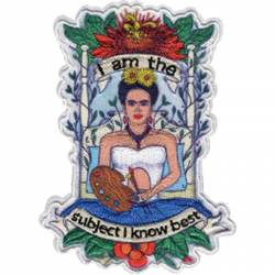 Frida Kahlo Painting in Bed Patch - Embroidered Iron-On Patch