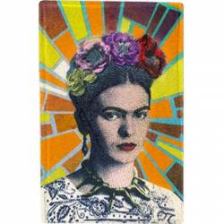 Frida Kahlo Mosaic Rays - Embroidered Iron-On Patch