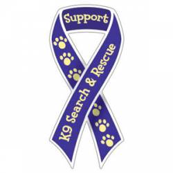 Support K-9 Search & Rescue - Ribbon Magnet