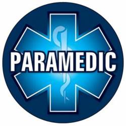 Paramedic Star Of Life - Circle Magnet