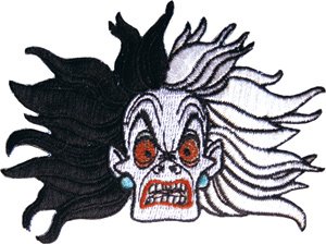 Cruella Head Patch