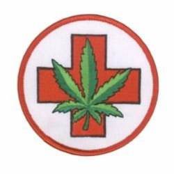 Medical Marijuana - Embroidered Iron-On Patch