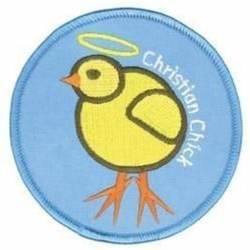 Christian Chick - Embroidered Iron-On Patch