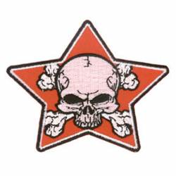 Aftermath Skull & Bones Star - Embroidered Iron-On Patch