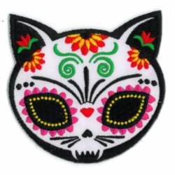 Gato Muerto Dead Cat - Embroidered Iron-On Patch
