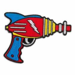 Raygun Alien - Embroidered Iron-On Patch