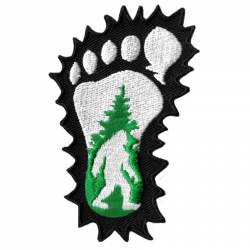 Bigfoot Sasquatch - Embroidered Iron-On Patch