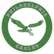 Philadelphia Eagles Retro Round - Sticker