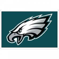 Philadelphia Eagles Logo On Green - Sticker
