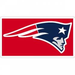 New England Patriots Logo Flag - Sticker