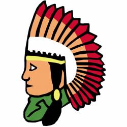 Cleveland Indians 1933-1938 Retro Chief Wahoo Logo - Vinyl Sticker