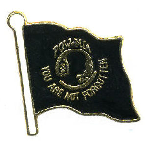 POW-MIA Flag Pin
