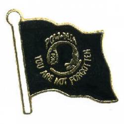 POW-MIA You Are Not Forgotten Flag - Lapel Pin