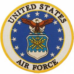 United States Air Force Logo Insignia - Embroidered Iron-On Patch