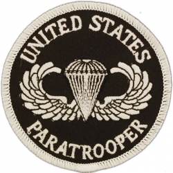 United States Army Paratrooper - Embroidered Iron-On Patch