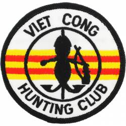 Viet Cong Hunting Club - Embroidered Iron-On Patch