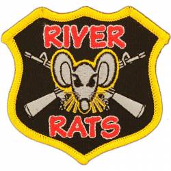 Vietnam River Rats - Embroidered Iron-On Patch