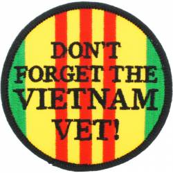 Don't Forget The Vietnam Era Vet - Embroidered Iron-On Patch