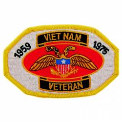 Vietnam Veteran 1959-1975 - Embroidered Iron-On Patch