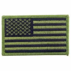 United States Of America American Flag Subdued - Embroidered Iron-On Patch