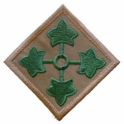 United States Army 4th Infantry Division - 3" Embroidered Iron On Patch