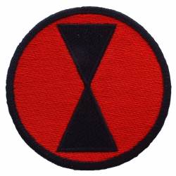 United States Army 7th Infantry Division - 3" Embroidered Iron-On Patch
