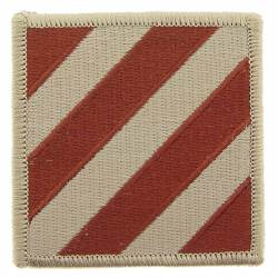 United States Army 3rd Infantry Desert - 3" Embroidered Iron On Patch