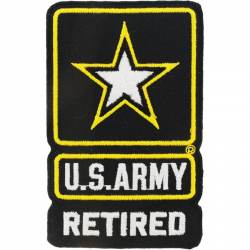 United States Army Retired - Embroidered Iron On Patch