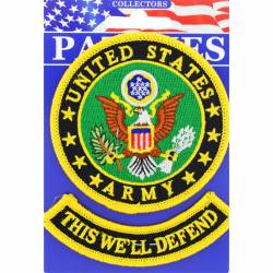 United States Army This We'll Defend - 3" Embroidered Iron On Patch
