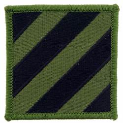 United States Army 3rd Infantry Subdued - 3" Embroidered Iron On Patch