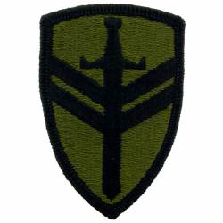 United States Army 2nd Support Command Subdued - 3" Embroidered Iron On Patch
