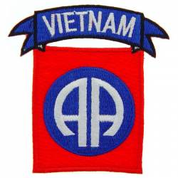 Vietnam Veteran Eagle - Embroidered Iron-On Patch